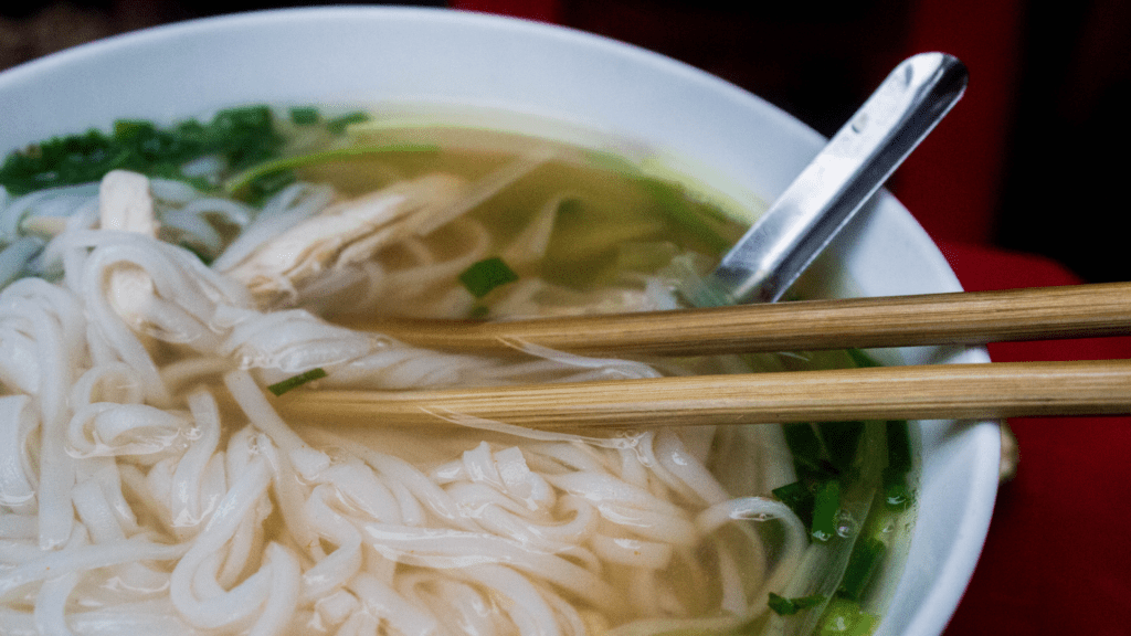 a bowl of Pho