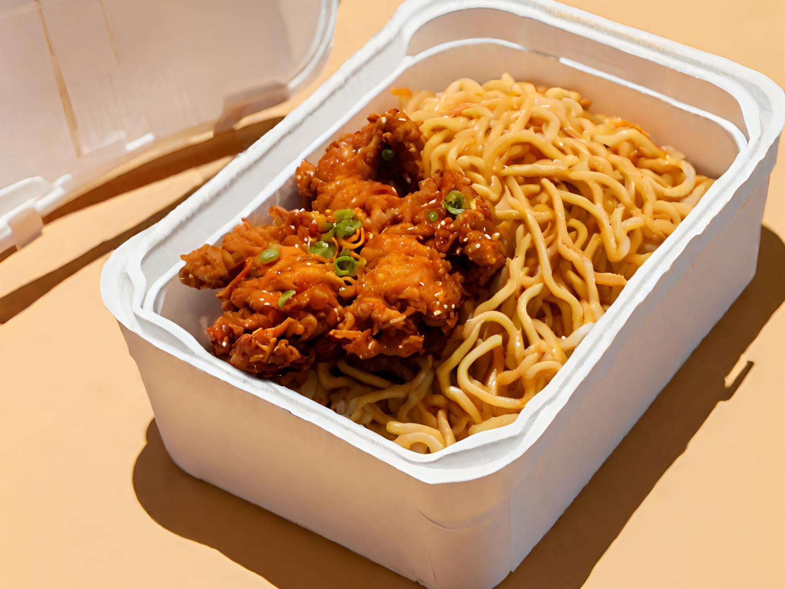 Korean BBQ and noodles
