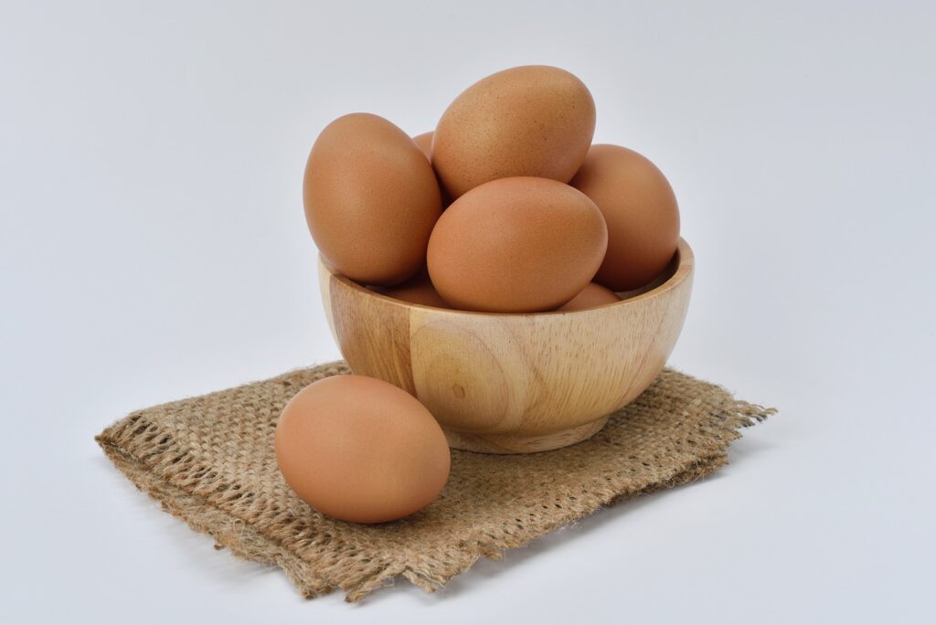protein for older adults includes delicious whole eggs like the ones here