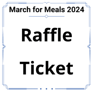 March for meals raffle ticket