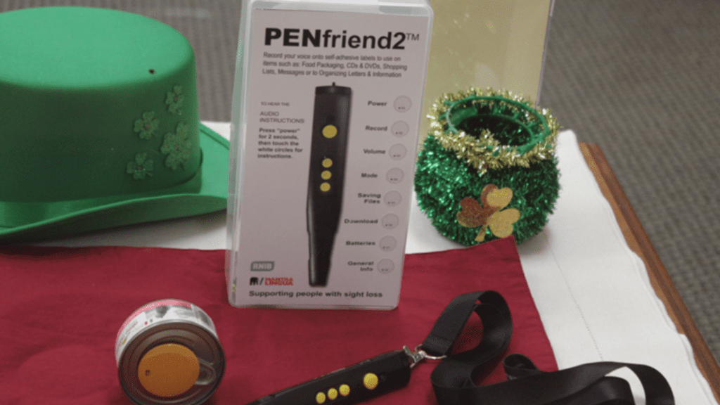A Pen Friend on display in our assistive technology center