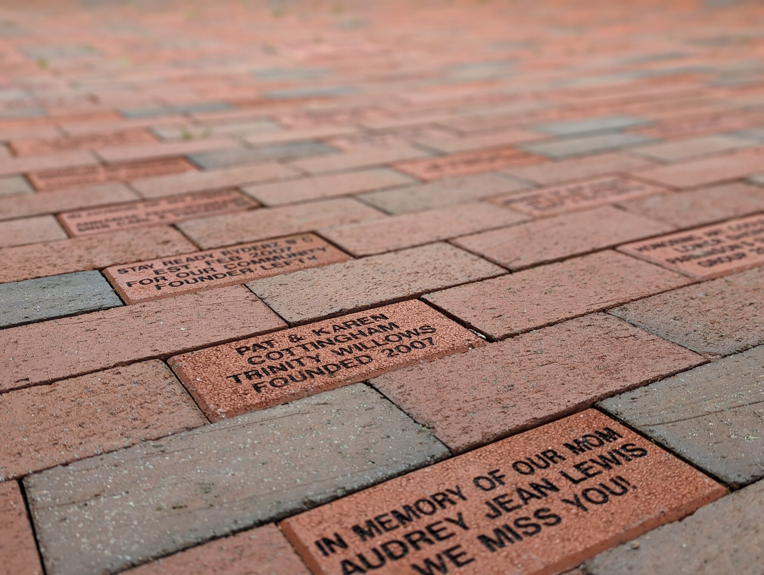 MAC's memorial brick garden