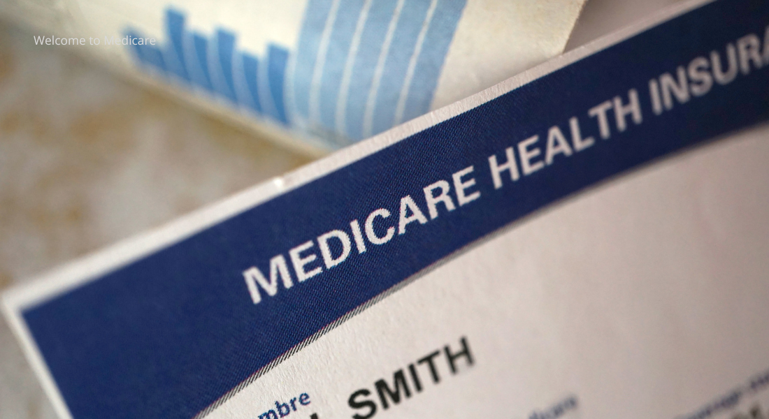 portion of a Medicare card